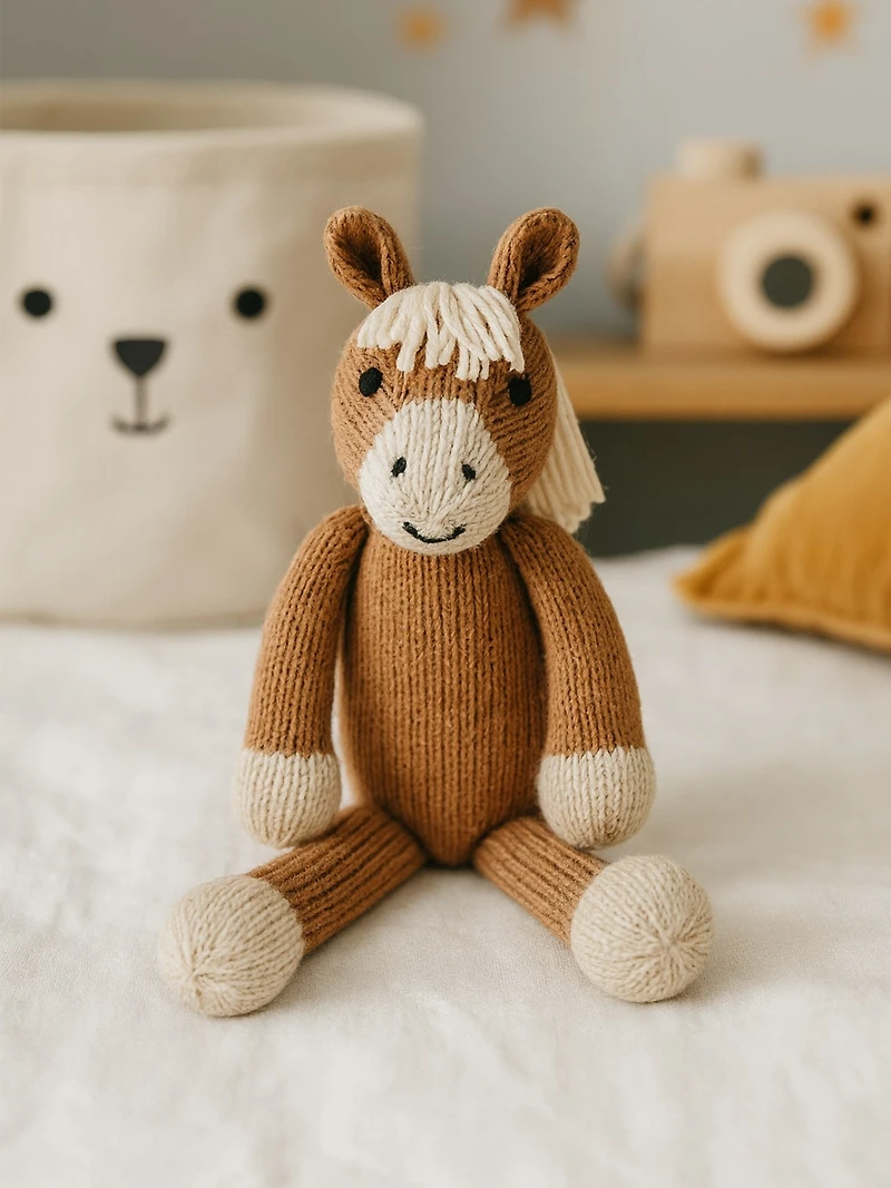 Horse Knit Toy