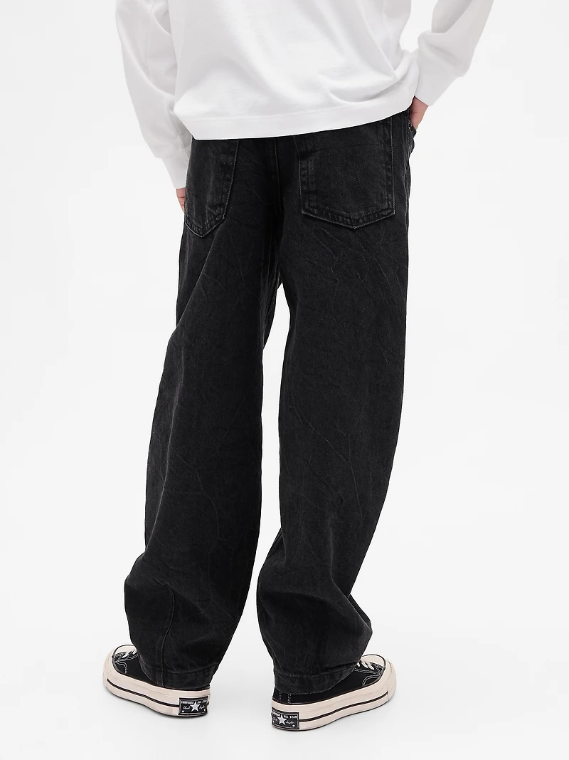 Kids Baggy Barrel Jeans