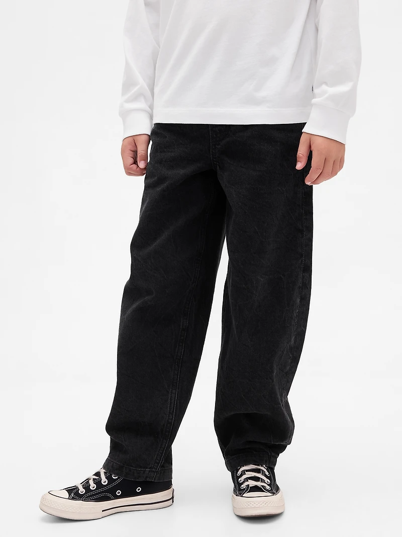 Kids Baggy Barrel Jeans