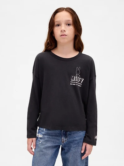 Kids Miffy Oversized Graphic T-Shirt