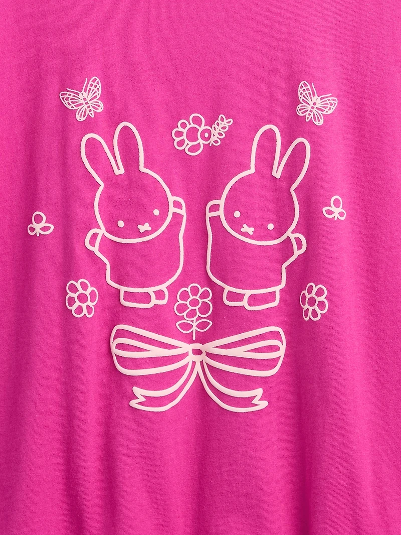 Kids Miffy Oversized Graphic T-Shirt