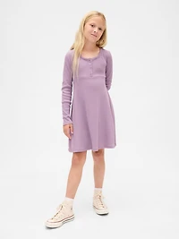 Kids Rib Henley Dress