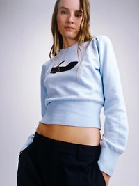 Gap × Sandy Liang CashSoft Crop Sweater