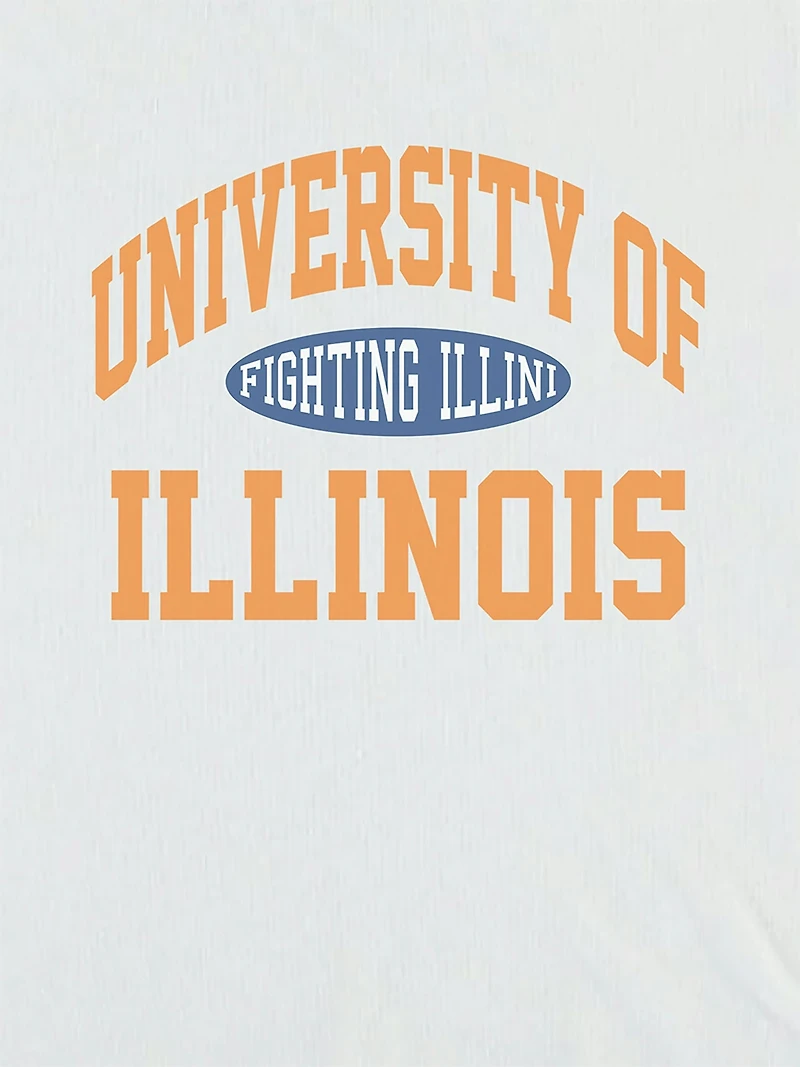 University of Illinois Vintage Fighting Illini Crop T-Shirt