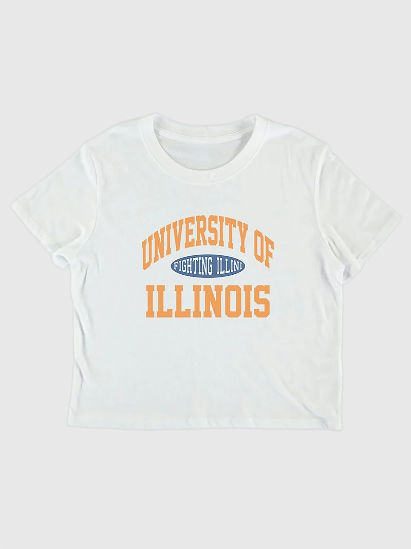 University of Illinois Vintage Fighting Illini Crop T-Shirt