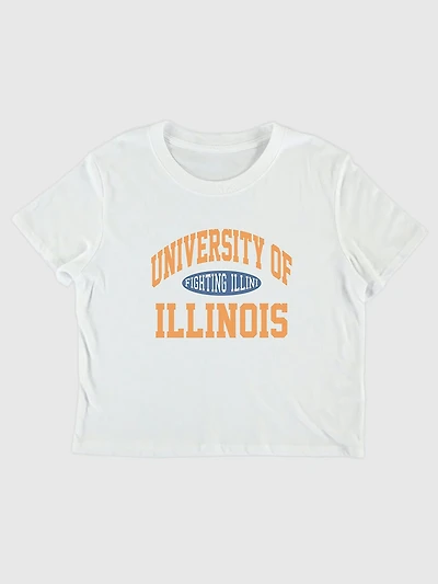University of Illinois Vintage Fighting Illini Crop T-Shirt