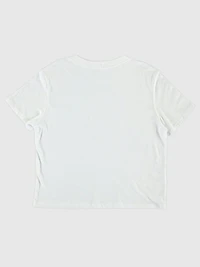 NYU College Crest Crop T-Shirt
