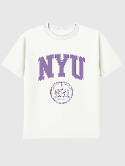 NYU College Crest Graphic T-Shirt