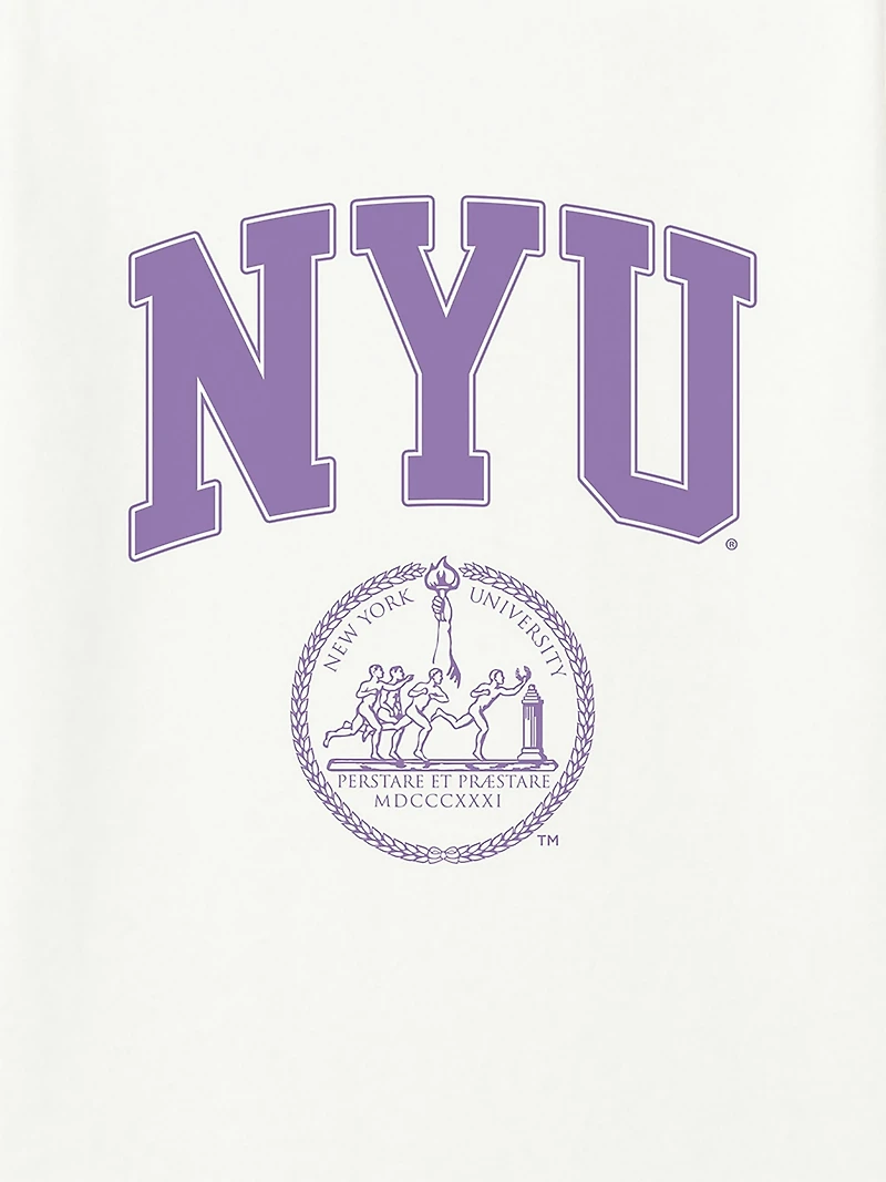 NYU College Crest Graphic T-Shirt