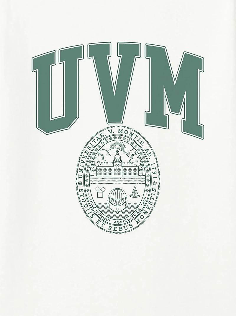 UVM College Crest Graphic T-Shirt