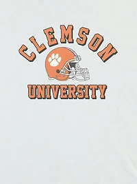 Clemson University Football Vintage Crop T-Shirt