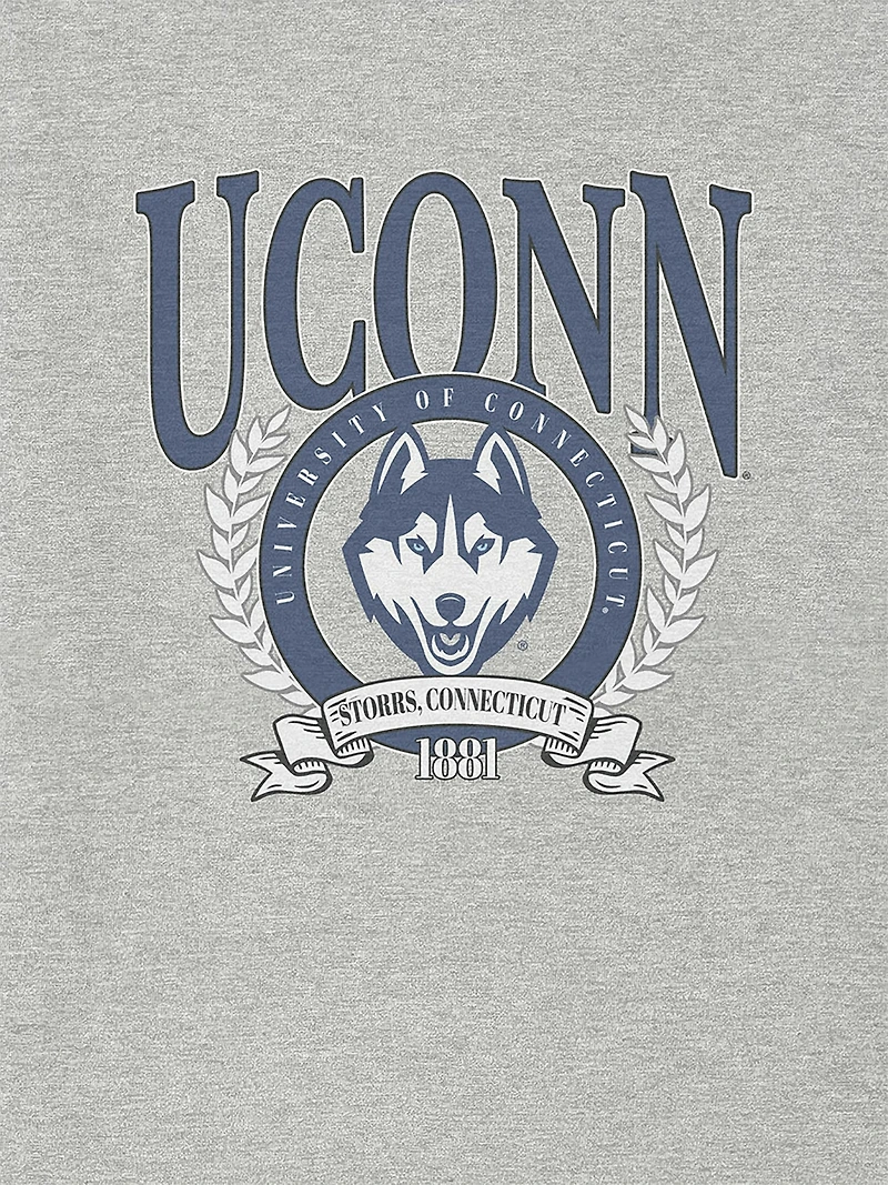UConn Laurel Crest Graphic T-Shirt
