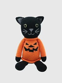 Halloween Cat Knit Toy