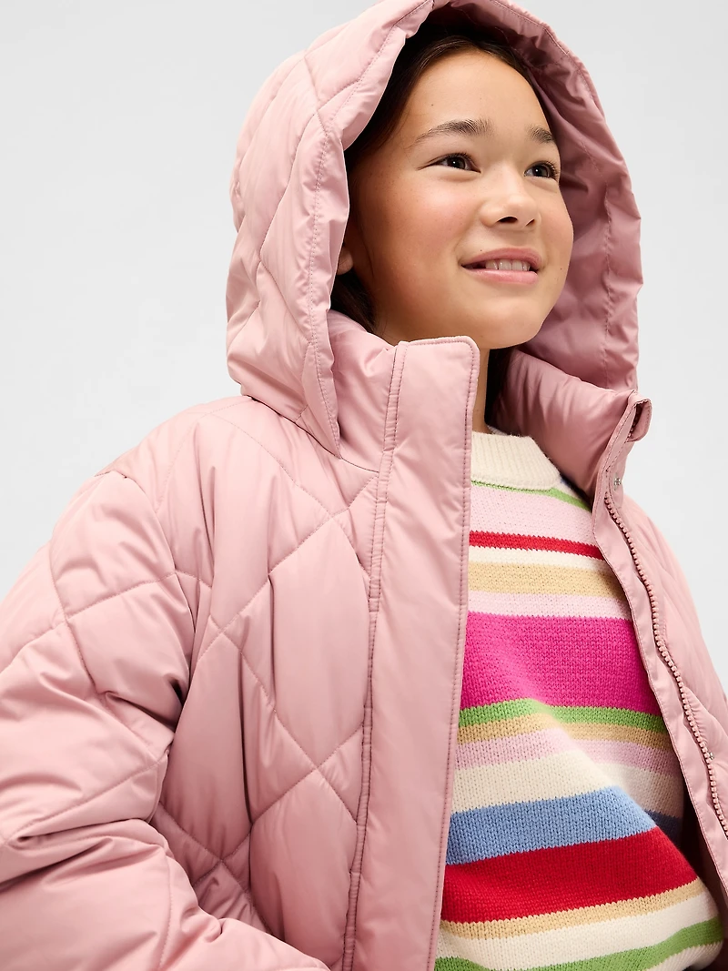 Kids Quilted Puffer Coat