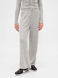 Kids Softspun Rib Wide-Leg Pants