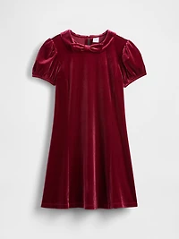 Kids Velvet Bow Dress