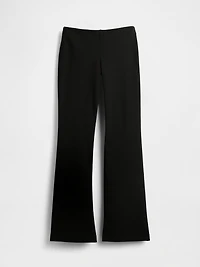 Low Rise Double Knit Flare Pants