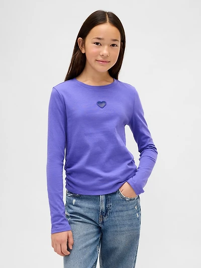 Kids Ruched Side T-Shirt