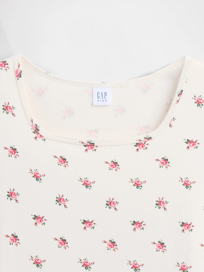 Kids Square-Neck Dress