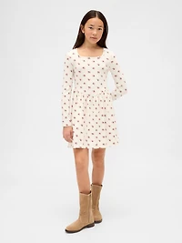 Kids Square-Neck Dress