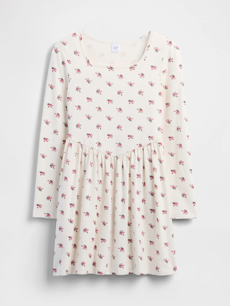 Kids Square-Neck Dress