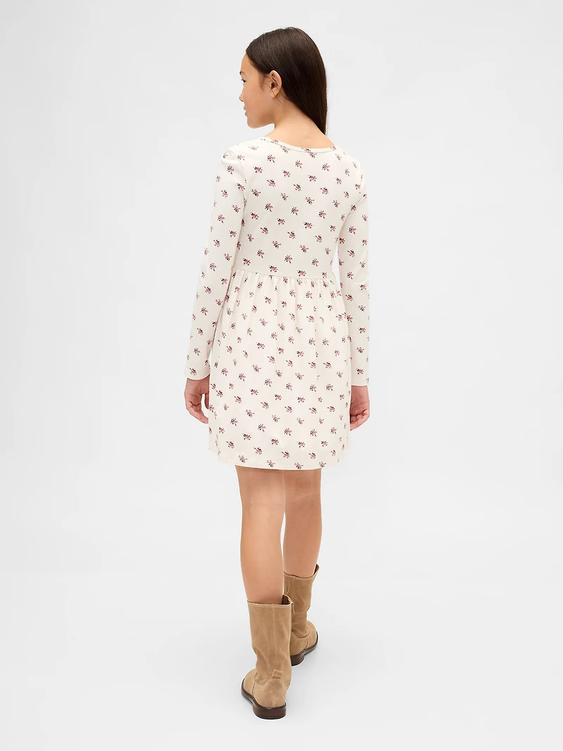 Kids Square-Neck Dress