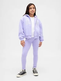 Kids Sherpa-Lined Graphic Logo Hoodie