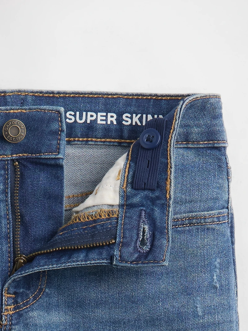 Kids Mid Rise Super Skinny Jeans