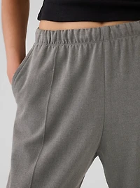Wide-Leg Seamed Easy Pants