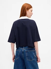 Heavyweight Crop Polo Shirt