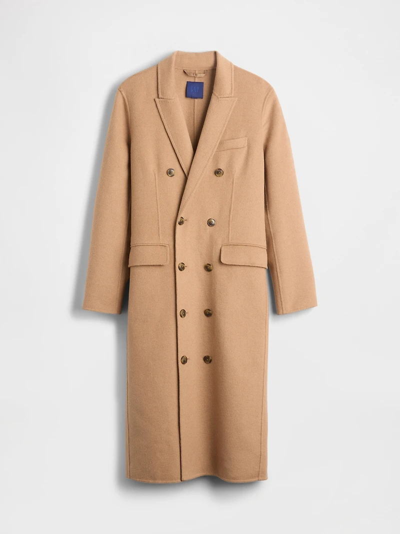 GapStudio Adult Wool-Blend Double-Breasted Coat
