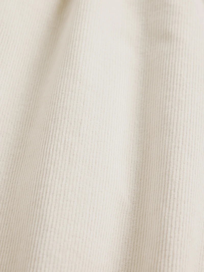 Mid Rise Corduroy Baggy Pants