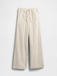 Mid Rise Corduroy Baggy Pants