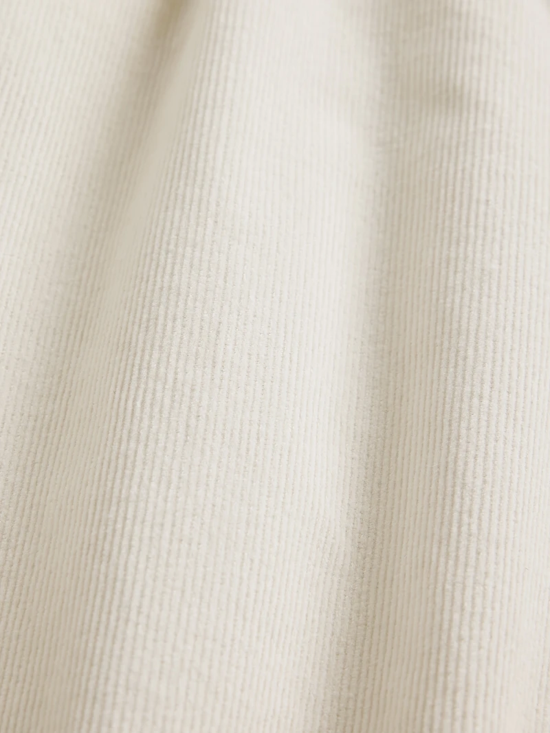 Mid Rise Corduroy Baggy Pants