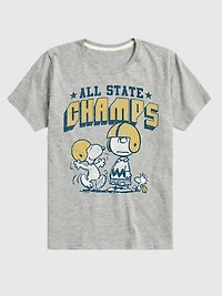 Kids Peanuts All State Champs Short Sleeve T-Shirt