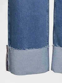 Mid Rise Cuffed '90s Loose Jeans