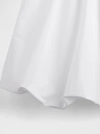 Mixed Media Bubble Mini Dress