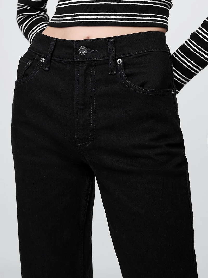 High Rise Cheeky Straight Jeans