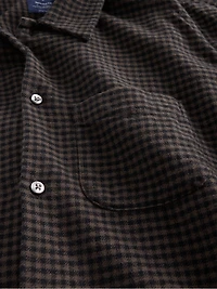 Organic Cotton Relaxed Flannel Shirt