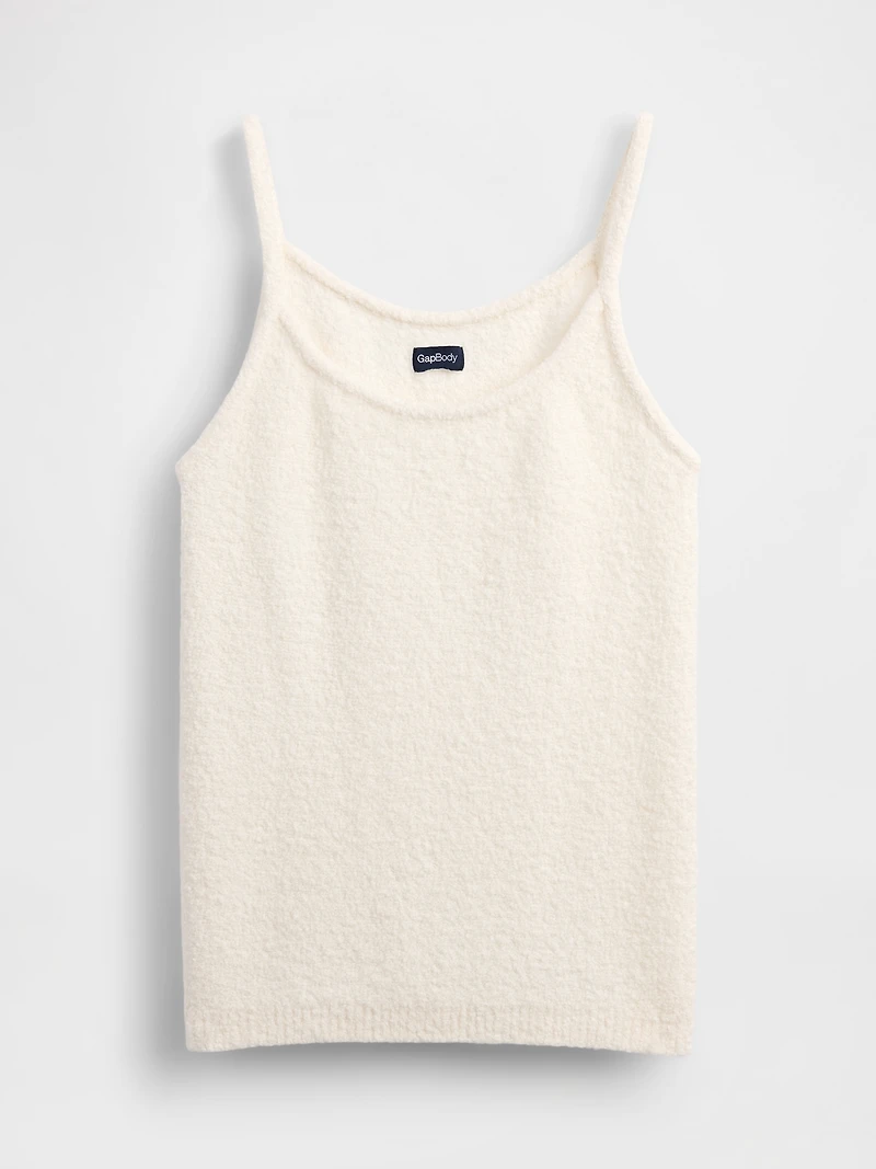 CashSoft Boucle Sweater Tank Top