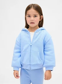 Baby & Toddler Sherpa-Lined Sequin Zip Hoodie