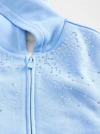 Baby & Toddler Sherpa-Lined Sequin Zip Hoodie