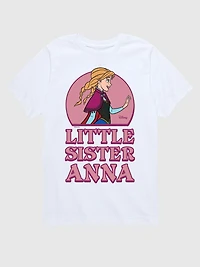 Toddler Frozen Little Sister Anna Short Sleeve Graphic Tee