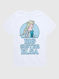 Toddler Frozen Big Sister Elsa Short Sleeve Graphic Tee