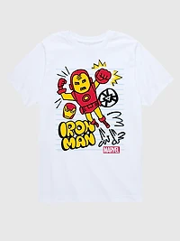 Toddler Marvel Iron Man Doodle Short Sleeve Graphic Tee
