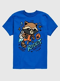 Toddler Marvel Rocket Raccon Doodle Short Sleeve Graphic Tee