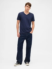 Cotton Jersey V-Neck T-Shirt