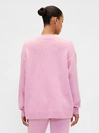 CashSoft Oversized V-Neck Sweater