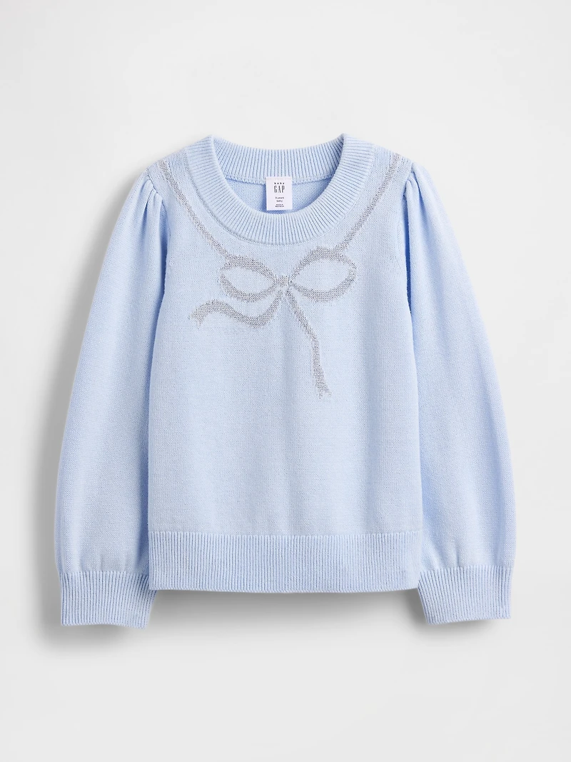 Baby & Toddler Puff-Sleeve Sweater