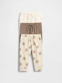Baby First Favorites Organic Cotton Pull-On Pants (3-Pack